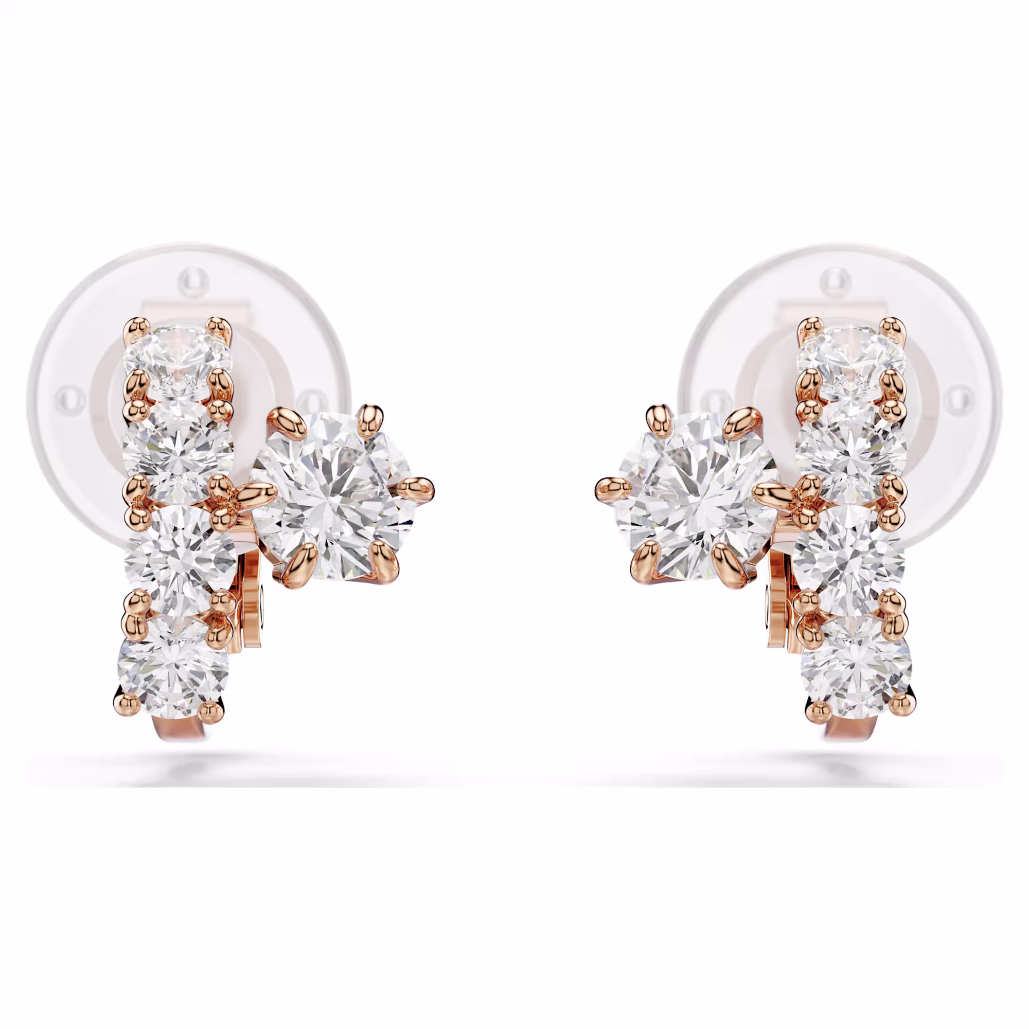 Matrix clip earrings